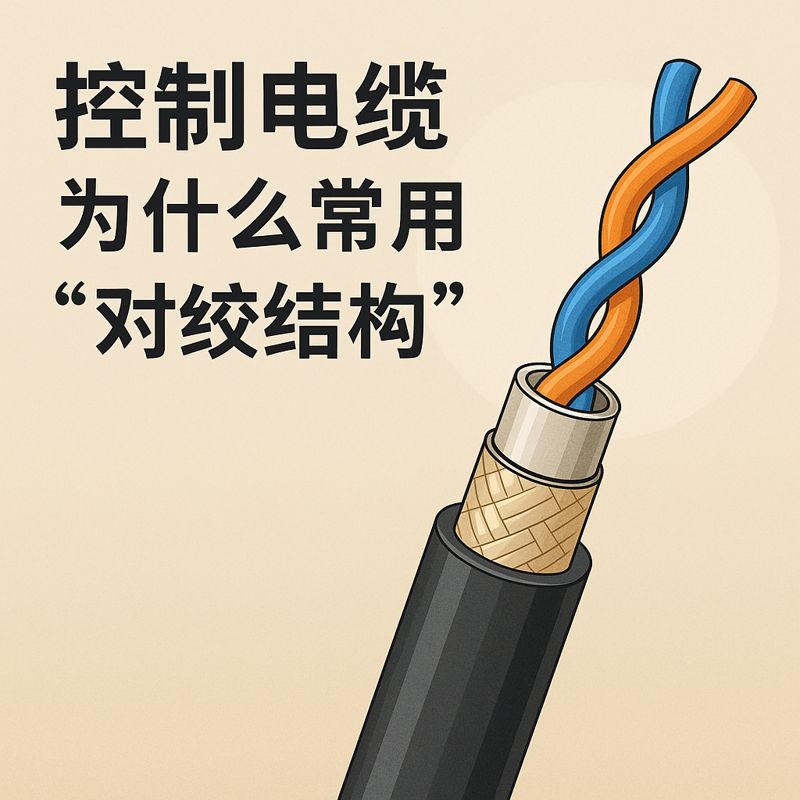 控制電纜為什么常用“對絞結構”？